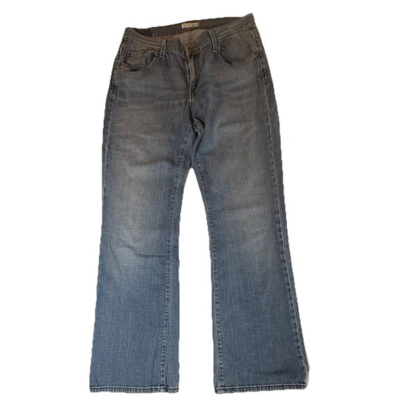 Levis 529 Women’s Curvy Stretch Jeans Size 14 Blue Boot Cut Mid Rise - Picture 1 of 15